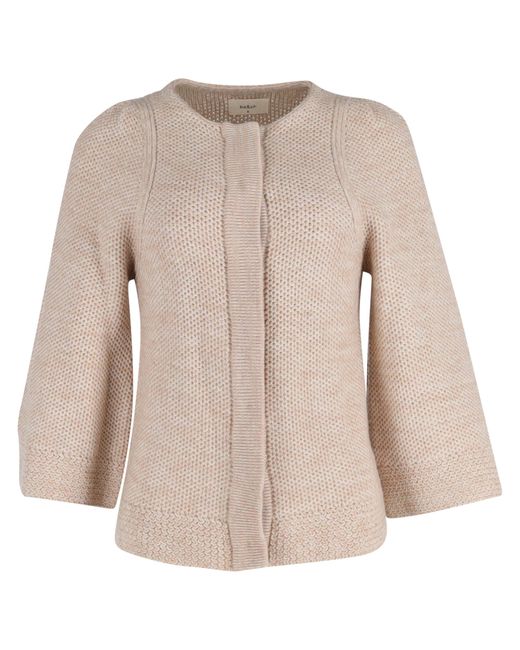 Ba&sh Brown Knitted Cardigan