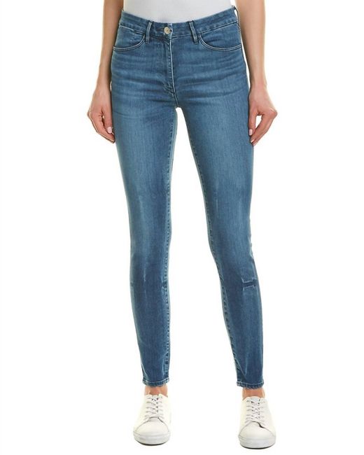3x1 W3 Channel Seam Helena Skinny Jeans In Blue | Lyst