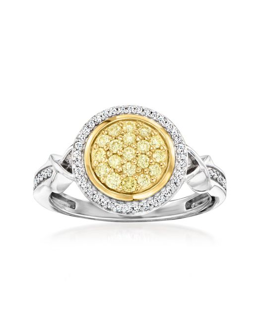 Ross-Simons Metallic And Diamond Ring