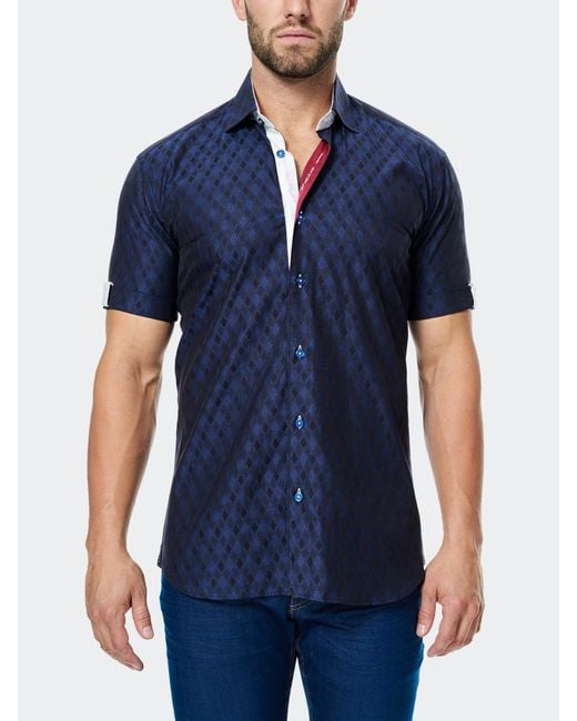 Maceoo Blue Fresh Losange for men