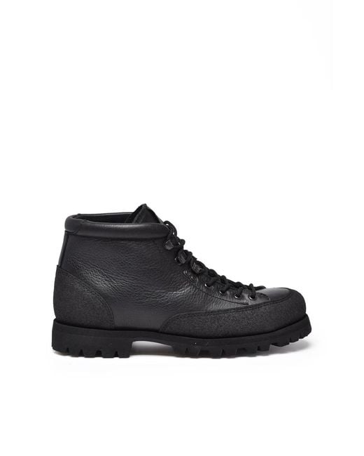 Paraboot Black Leather Yosemite Boots for men