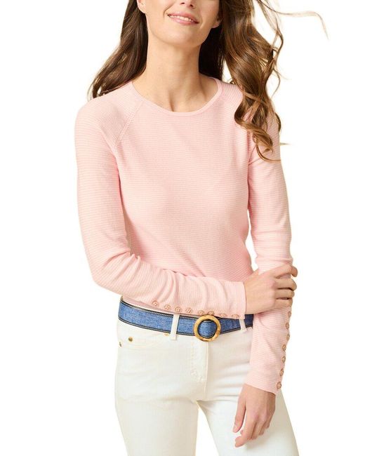 J.McLaughlin Pink Janie Sweater