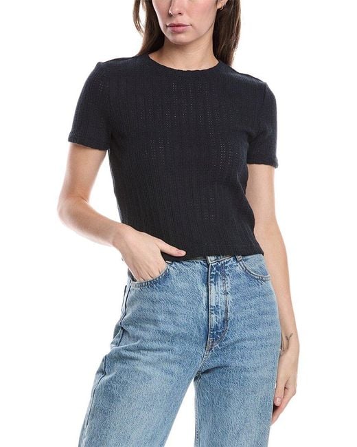 Rag & Bone Black Kiki Top