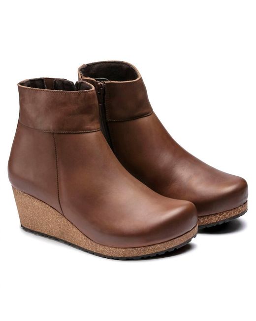 Birkenstock Brown Ebba Leather Boots (medium/narrow)