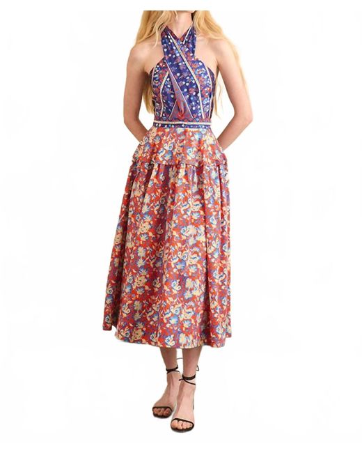 Hunter Bell Women's Red Bellamy Midi Dress