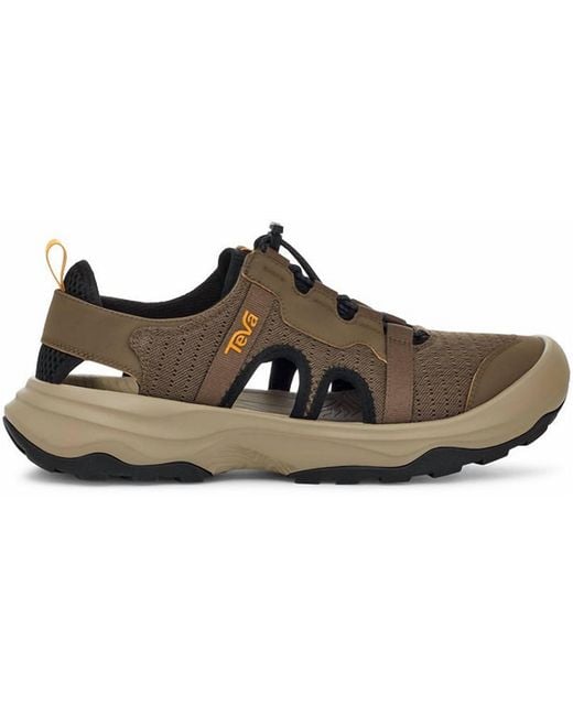 Teva Black Outflow Closed-Toe Sandal for men