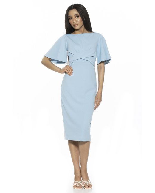 Alexia Admor Blue Ariah Dress