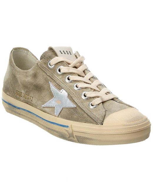 Golden Goose Vstar2 Suede Sneaker in White Lyst