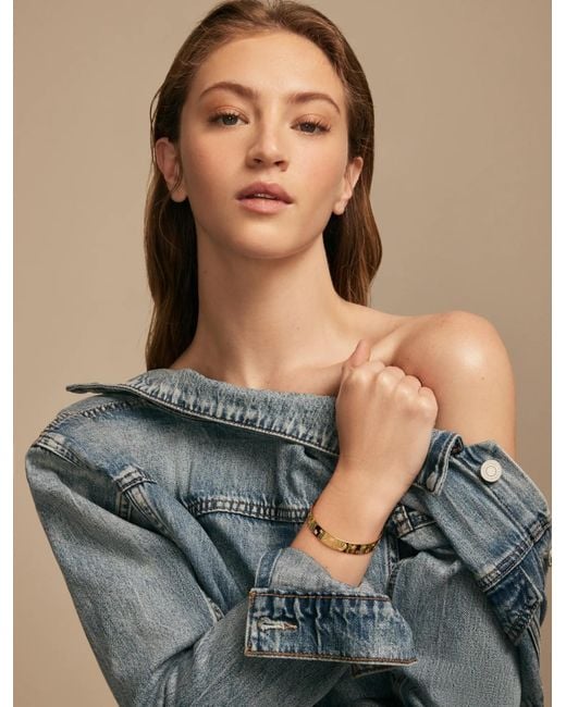 Lucky Brand Gray Star Cuff Bracelet
