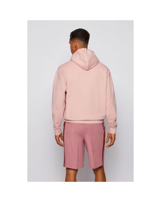 boss pink hoodie