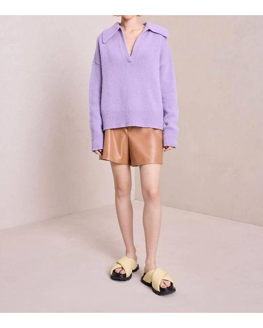 A.L.C. Pink Landon Wool Pullover Sweater