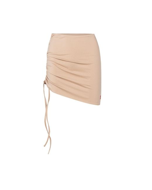 Pcfg White Free Heaven Super Mini Skirt