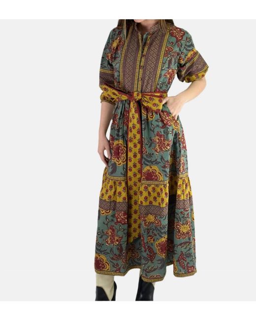 brynn maxi dress böhme Brynn Floral Maxi Dress in Multi