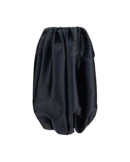 Calvin Klein Blue Polyester Skirt