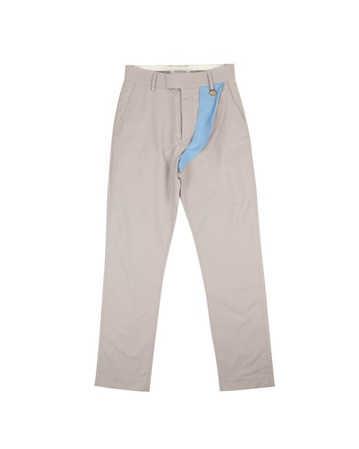Xander Zhou Gray Loop Trousers - Blue for men