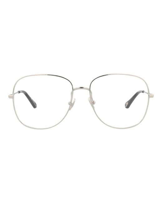 Chloé Multicolor Aviator-Frame Metal Optical Frames