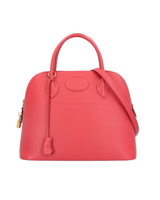 Hermès Pink Bolide Leather Shoulder Bag (pre-owned)