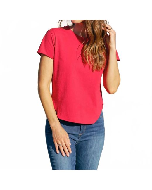 Frank & Eileen Red Theo Perfect Tee