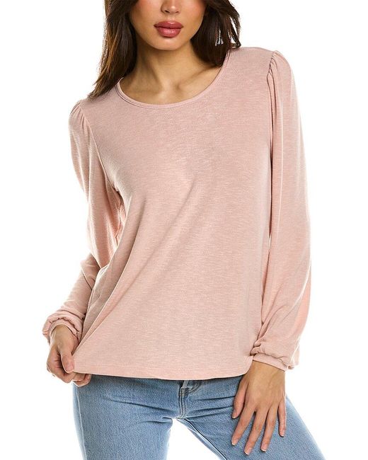 Michael Stars Pink Gianna Top