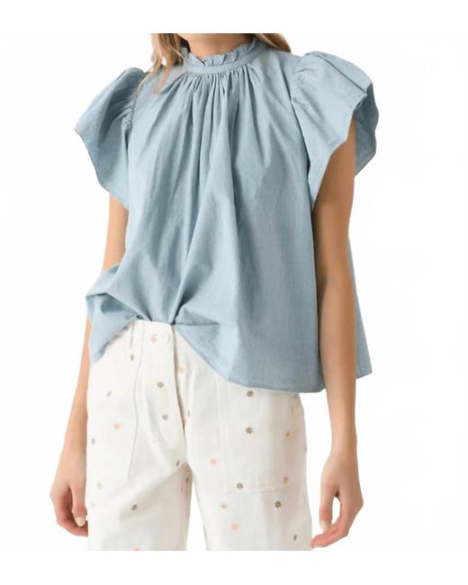 Trovata Blue Birds Of Paradis Carla Top