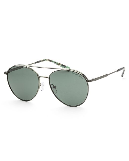 Michael Kors Gray 58mm Green Sunglasses Mk1138-18943h-58