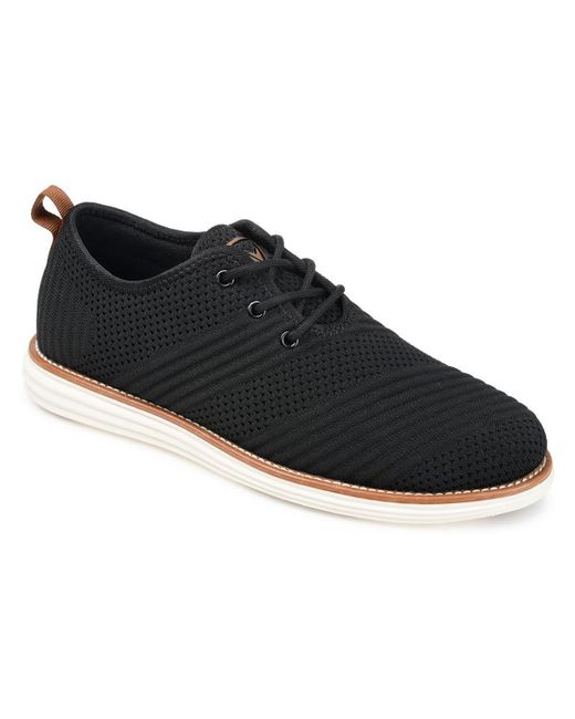 Vance Co. Black Novak Knit Lifestyle Casual And Fashion Sneakers for men
