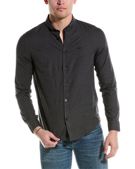 Armani Exchange Black Regular Fit Shirt for men