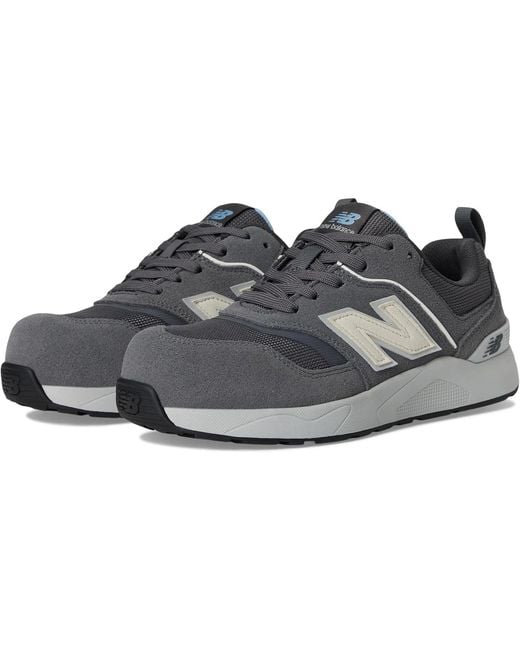 New Balance Women's Gray Elite Lite Wuelehm2 Composite Toe Work Shoes Rhs6096