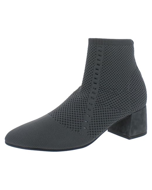 Eileen Fisher Gray Suede Solid Ankle Boots
