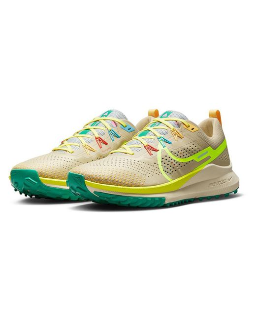 Nike Green React Pegasus Trail 4 Workut Trial Running Shoes Running & Training Shoes for men