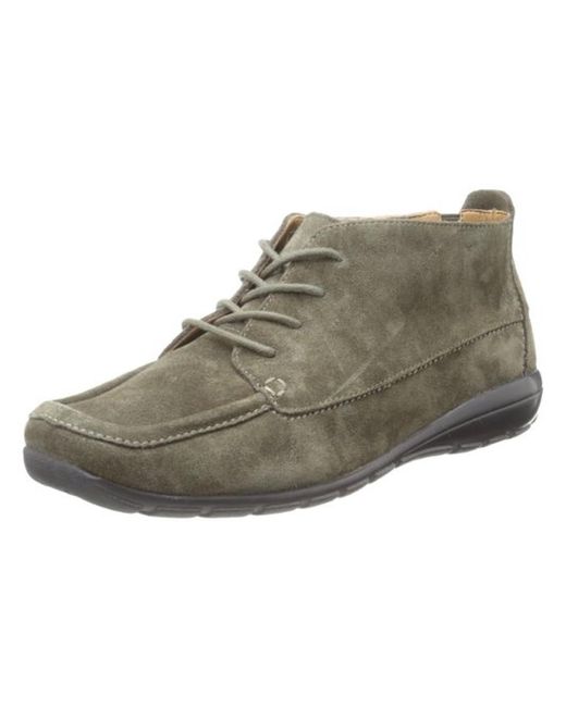 Easy Spirit Green Adagio Suede Lace-up Booties