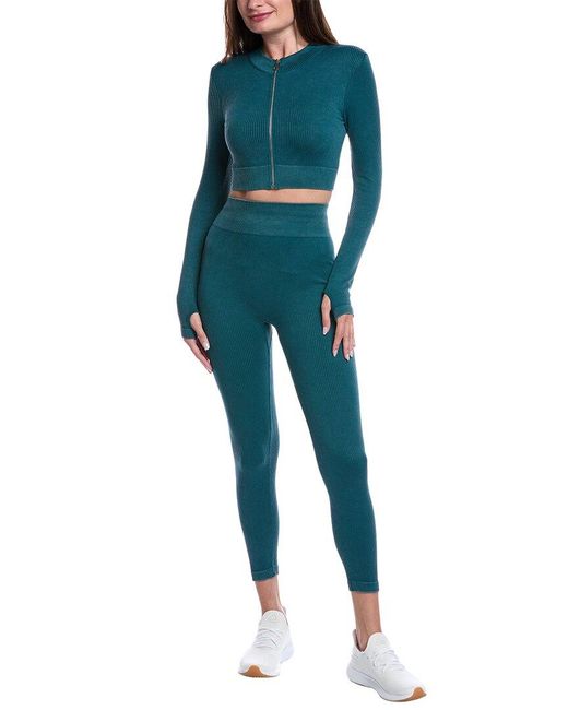 Marion Blue 2pc Jacket & Legging Set