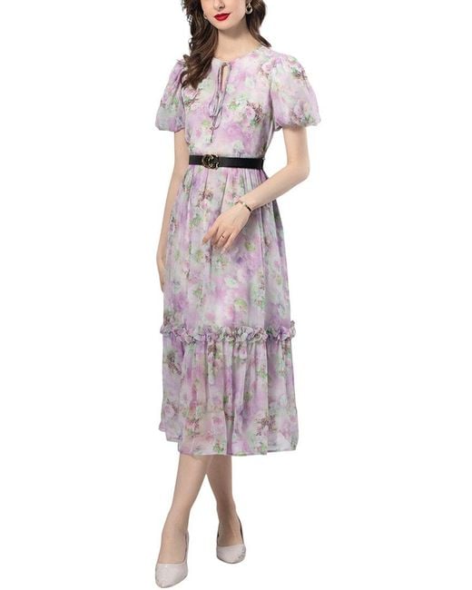 BURRYCO Blue Brc By Midi Dress