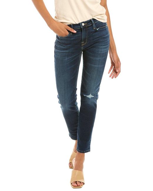 FRAME Le Garcon Azure Straight Jean in 