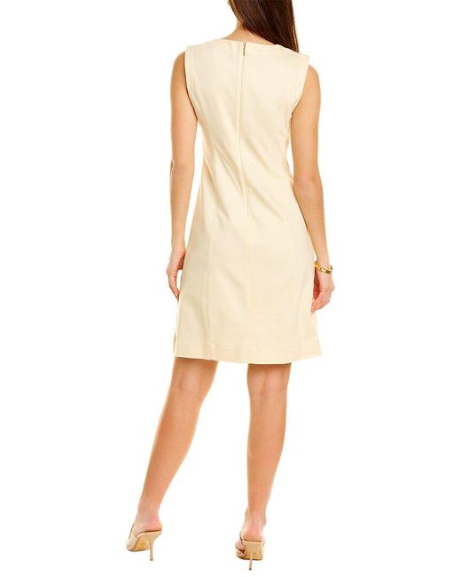 Donna Karan Cotton Fitted Sheath Dress 