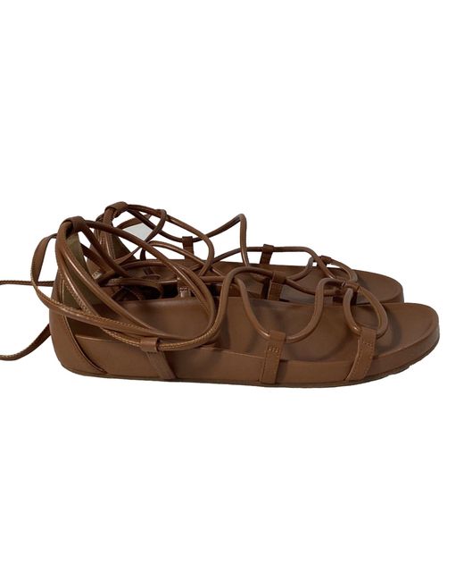 Michael Kors Brown Vero Lace-Up Sandal
