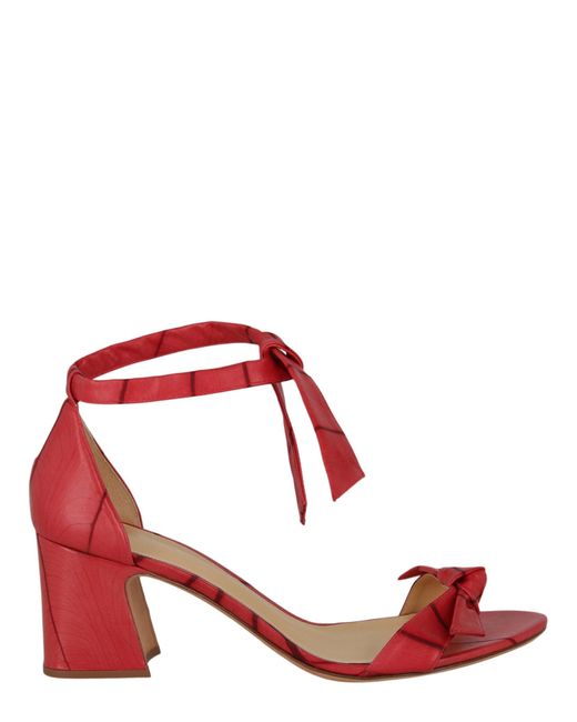 Alexandre Birman Red Clarita Beleaf 60 Sandals