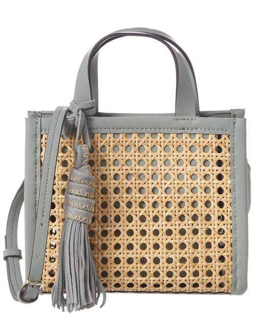 Vince Camuto Indra Mini Bag Leather Tote in Brown | Lyst