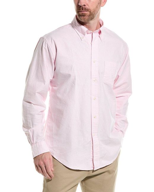 Brooks Brothers Pink Oxford Shirt for men