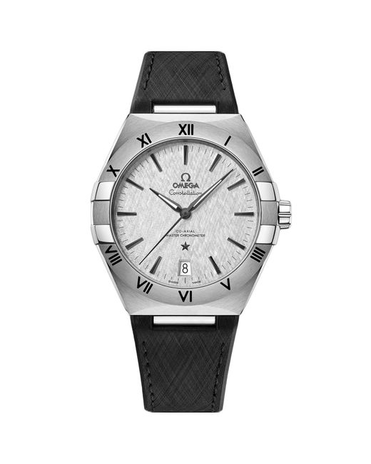Omega Metallic Chronometer Grey Dial Watch for men