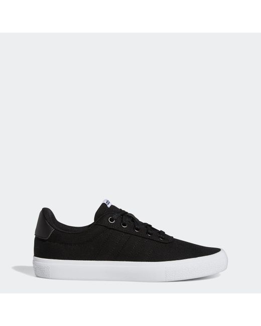 adidas Cotton Vulc Raid3r Skateboarding Shoes in Black | Lyst