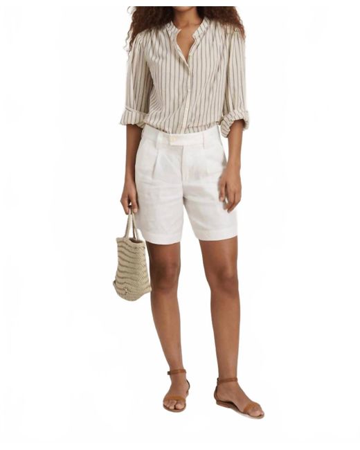 Alex Mill Natural Ali Striped Top