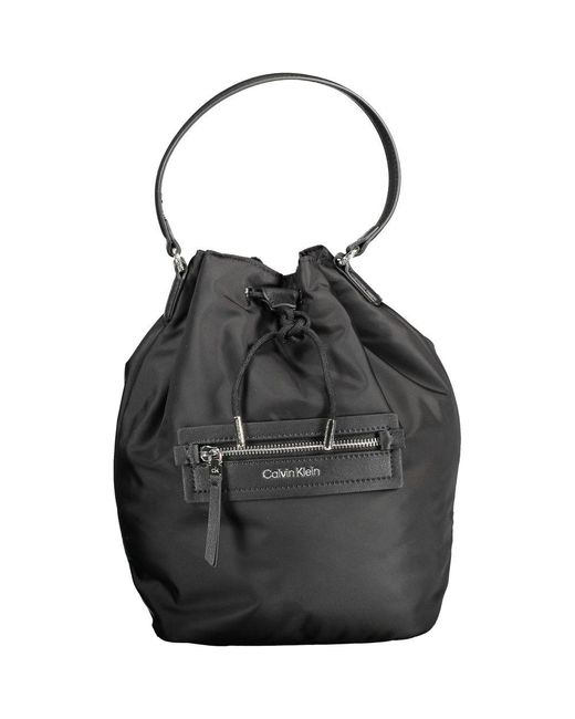 Calvin Klein Black Polyester Handbag
