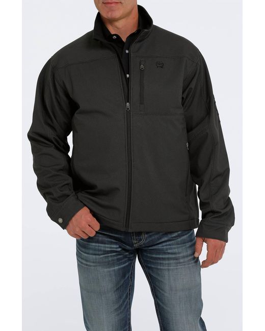 Cinch Black Concealed Carry Bonded Jacket for men