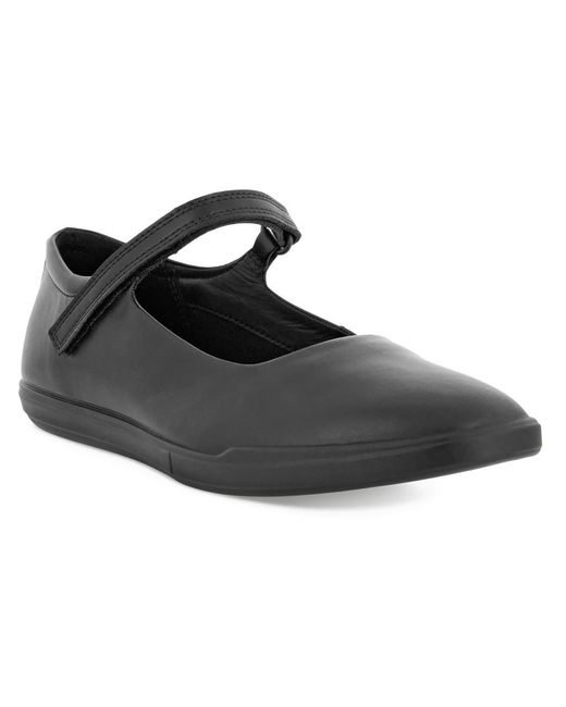 Ecco Black Simpil Flat Casual Mary Janes