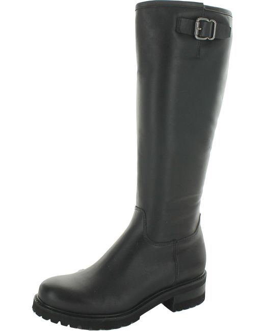 La Canadienne Black Carey Leather Knee-high Boots