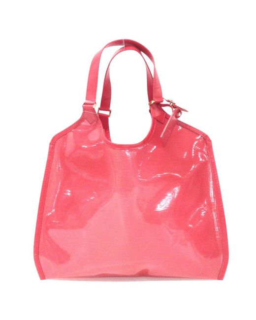 Louis Vuitton Bahia Plastic Tote Bag (pre-owned) in Pink | Lyst