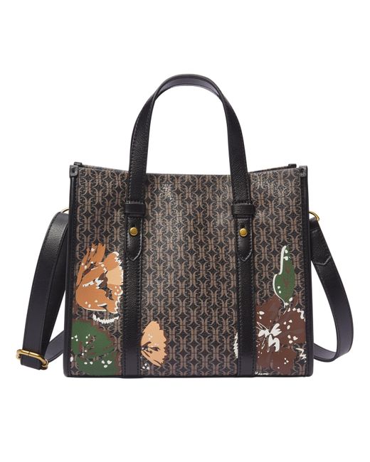 Fossil Kingston Pvc Satchel in Black Lyst