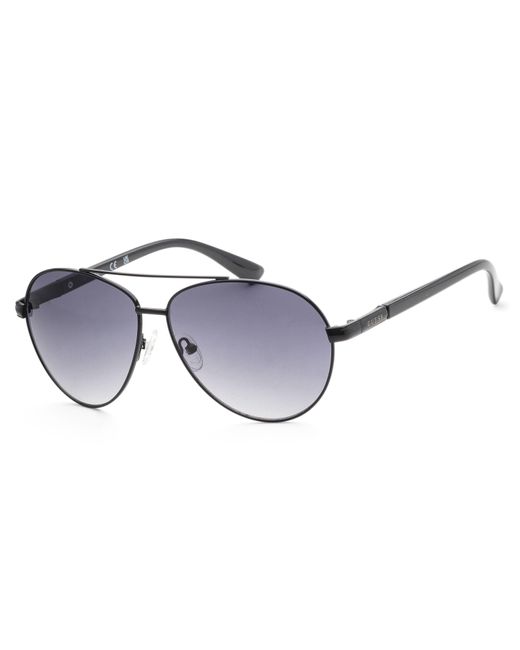 Guess Metallic 59mm Black Sunglasses Gf0221-01b for men