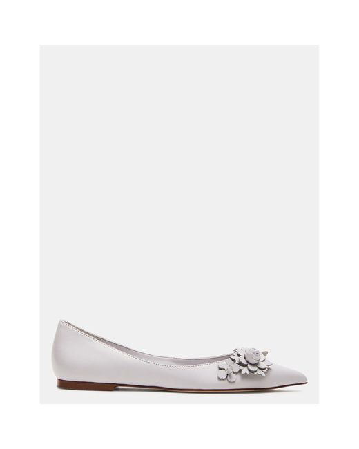 Steve Madden White Maria Yellow Leather